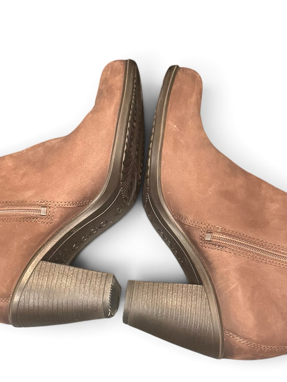 Ecco mocha dark brown Ankle Boots 38 7.5